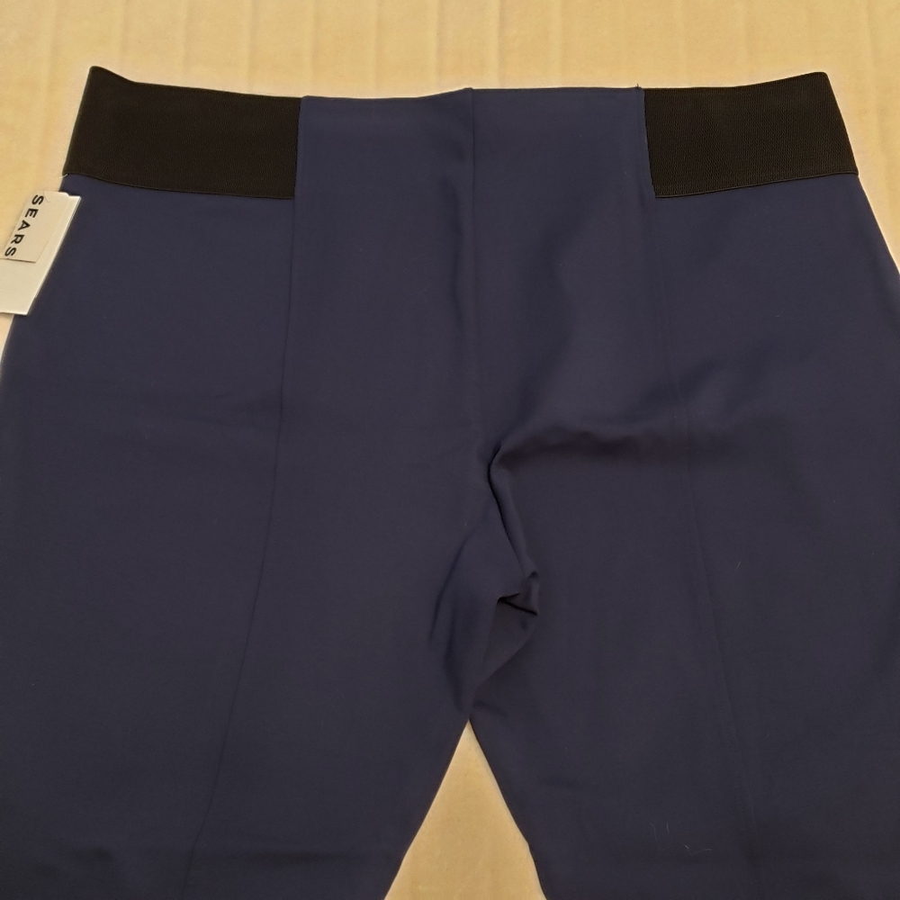 Sears Blue Wide Waistband Pants Sz 3X - Picture 6 of 14
